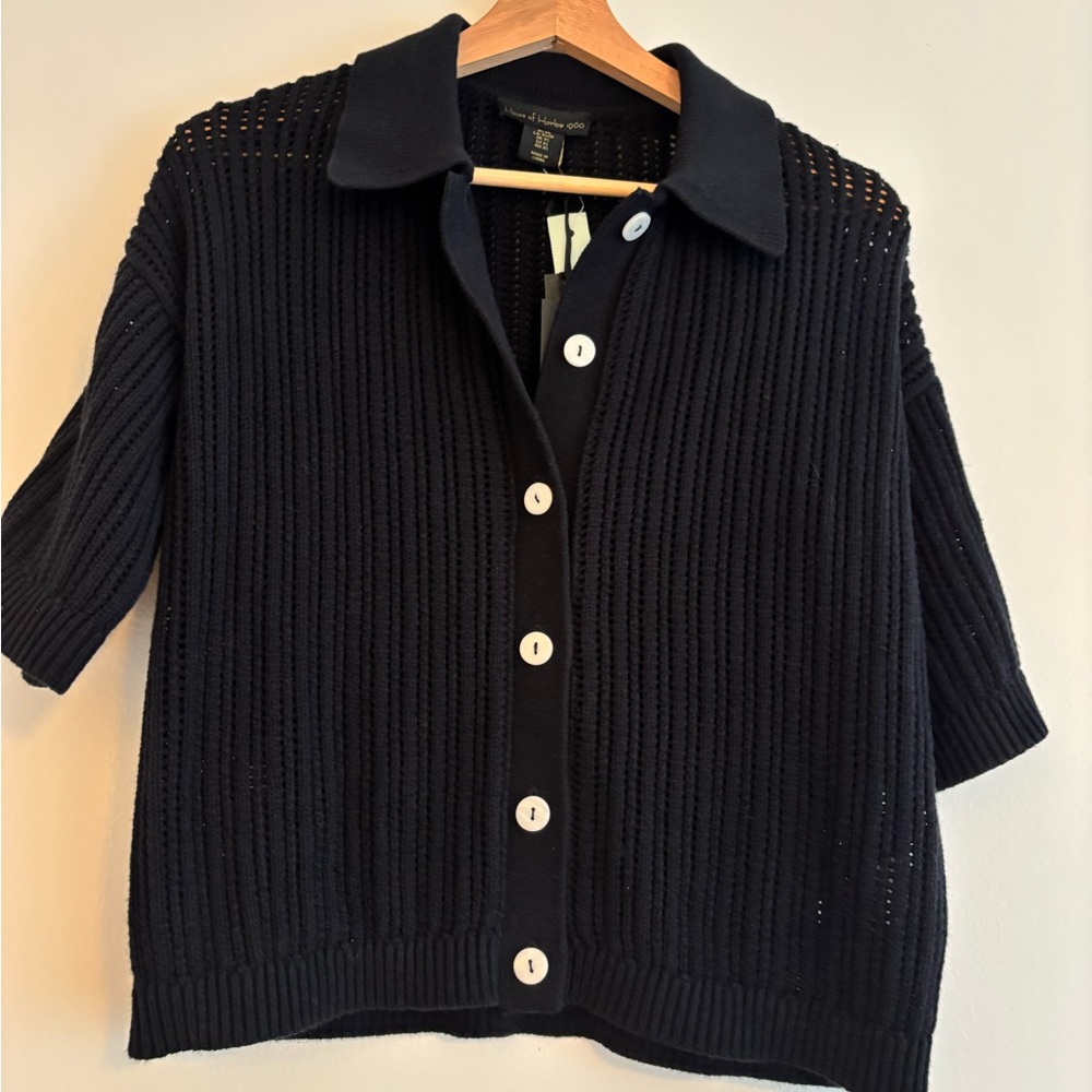 BNWT House of Harlow 1960 Black Knit Set